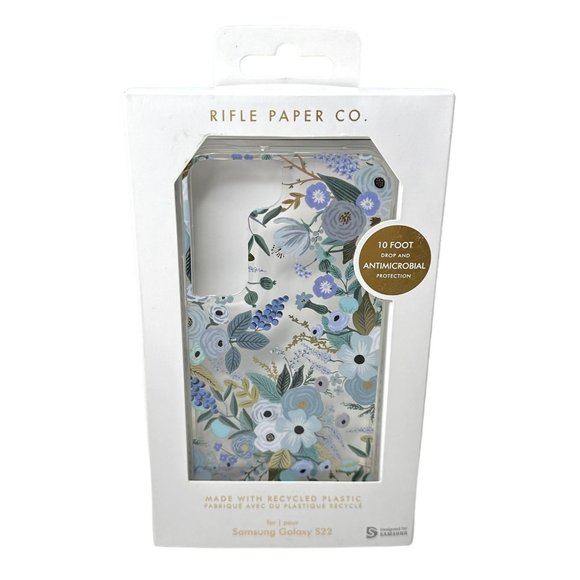 Rifle Paper Co. Other - Rifle Paper Co. Hard Case for Samsung Galaxy S22 - Garden Party Blue
